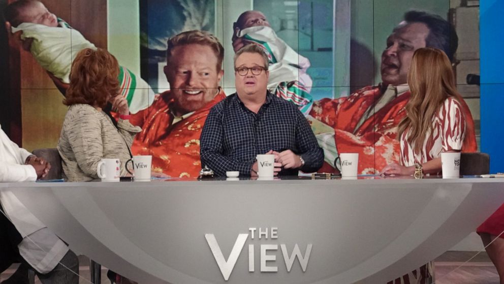 "Modern Family" actor Eric Stonestreet joins "The View" co-hosts Whoopi Goldberg, Joy Behar, Sunny Hostin, and Meghan McCain on Wednesday, May 22, 2019.