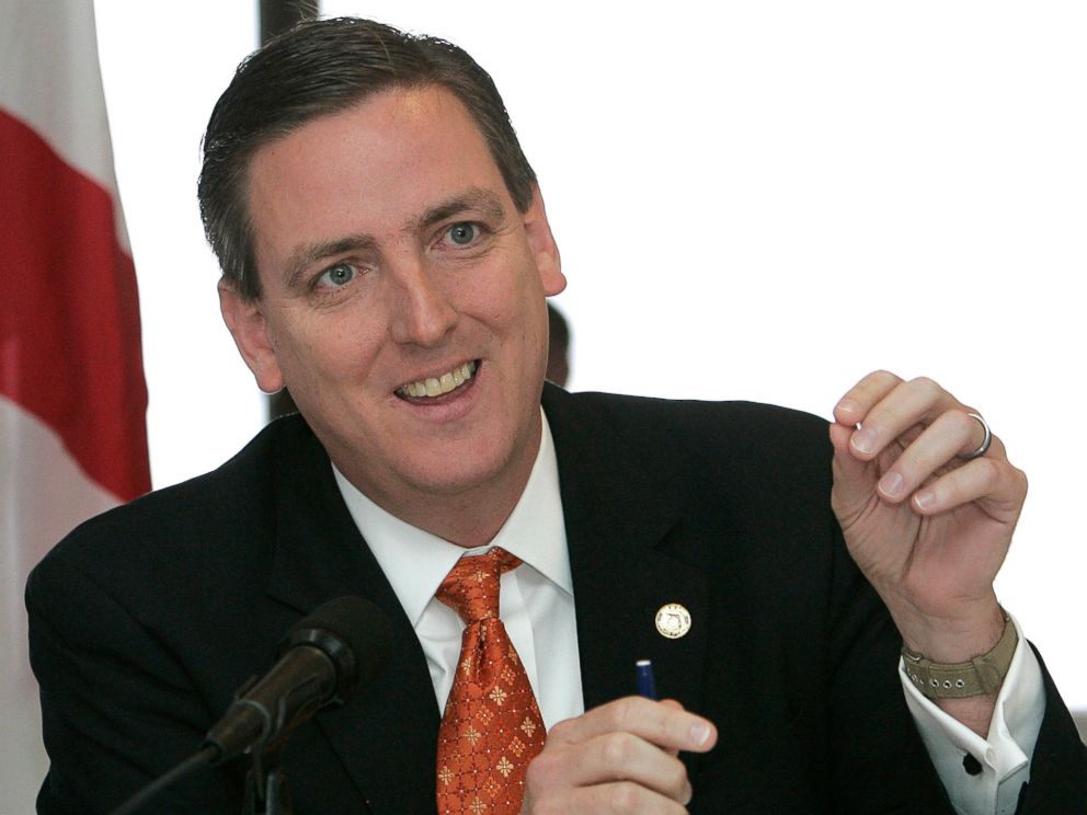 PHOTO: Michael Ertel speaks during a panel discussion on election problems at a pre-legislative news conference in Tallahassee, Fla., Jan. 30, 2013.