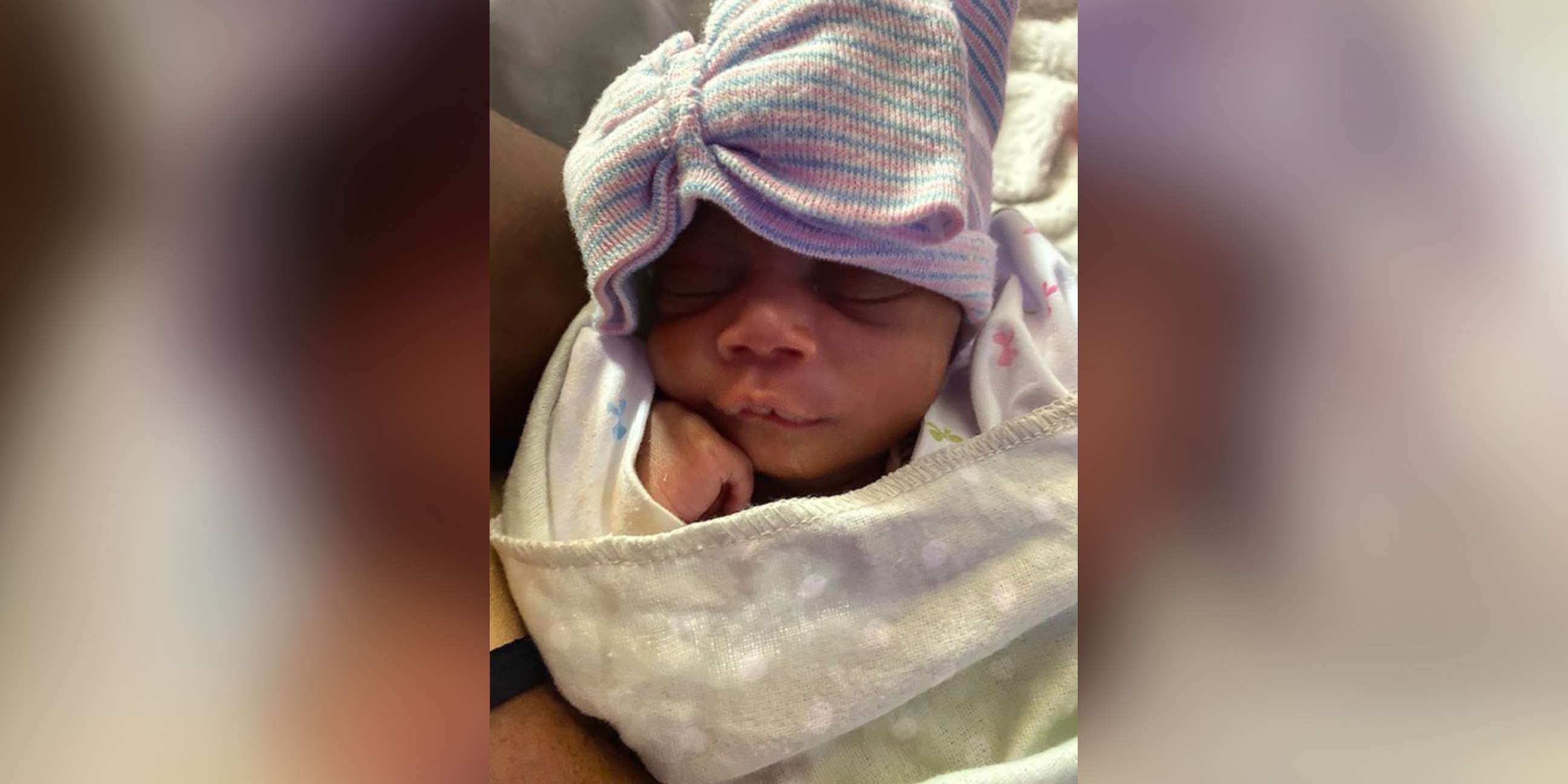 PHOTO: Cea Tiyanna Anderson, survived a car accident minutes after she was born in the backseat while en route to the hospital, April 13, 2020 in Lilburn, Ga.