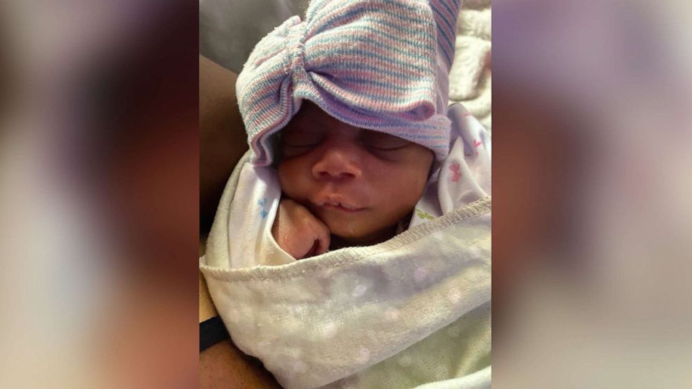 Newborn baby saved from car wreck minutes after she was born in back ...