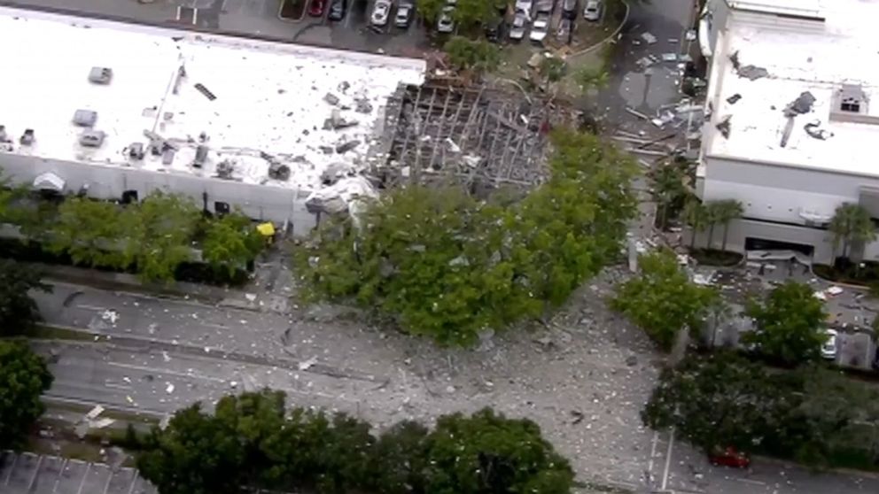 PHOTO: First responders at the scene of an explosion in Plantation, Fla., July 6, 2019.