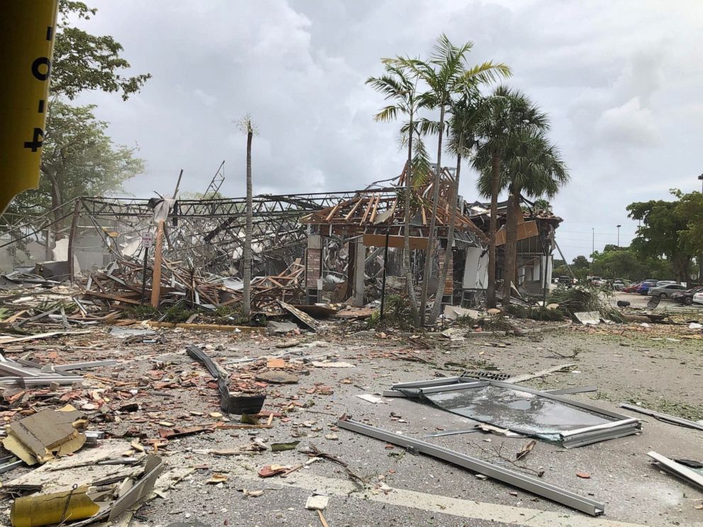 PHOTO: The scene of an explosion in Plantation, Fla., July 6, 2019.