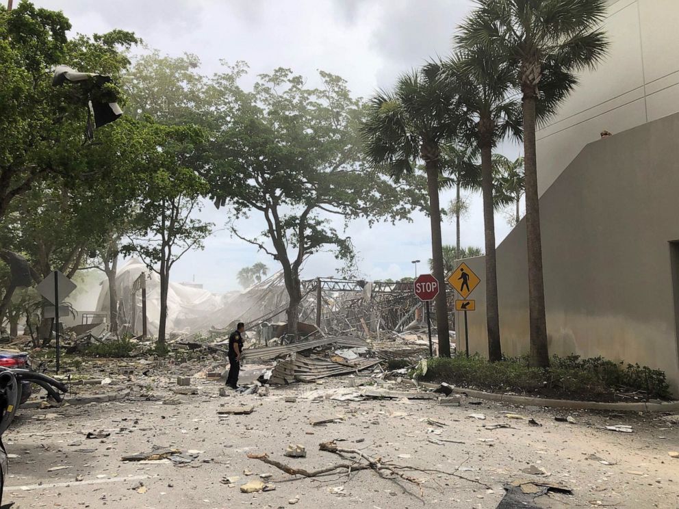 PHOTO: The scene of an explosion in Plantation, Fla., July 6, 2019.