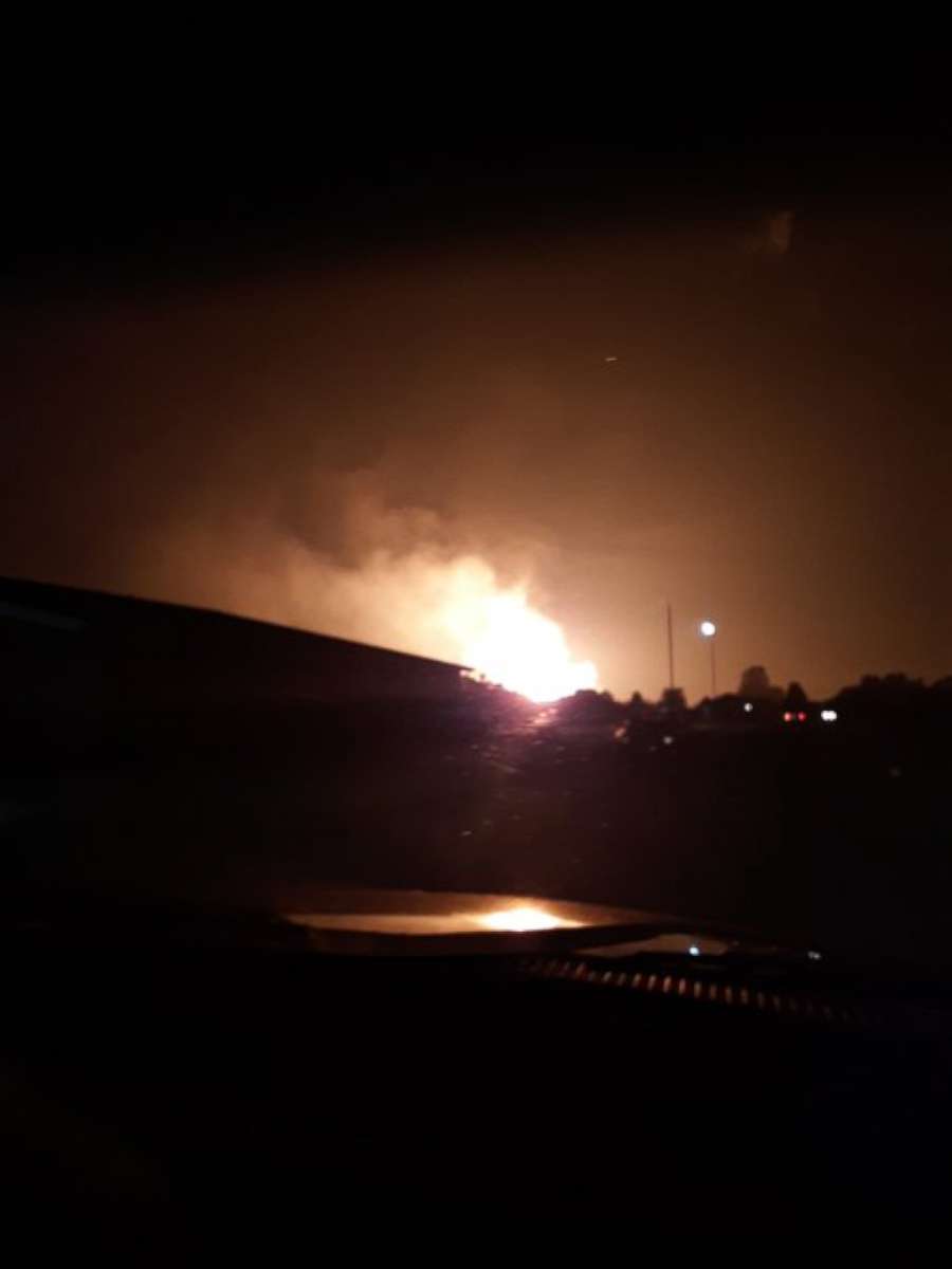 PHOTO: A massive explosion was reported in Lincoln County, Kentucky, early Thursday.