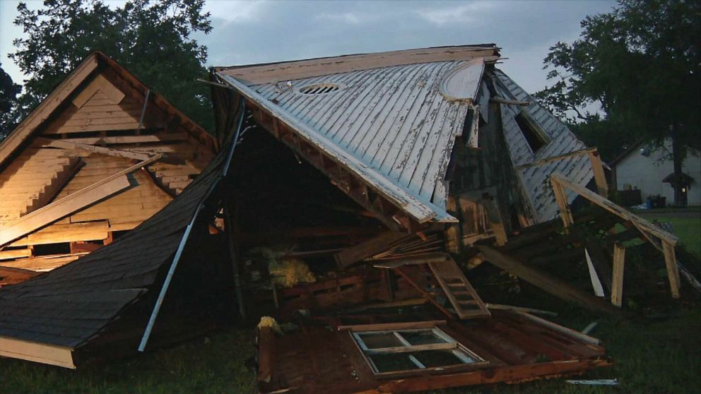 Deadly tornado tears through Mississippi as record-breaking heat bakes the South