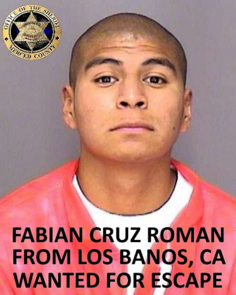 PHOTO: Fabian Cruz Roman is seen in this undated photo released by the Merced County Sheriff's Office.
