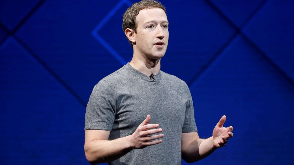 Facebook Founder and CEO Mark Zuckerberg speaks on stage during the annual Facebook F8 developers conference in San Jose, Calif., April 18, 2017.