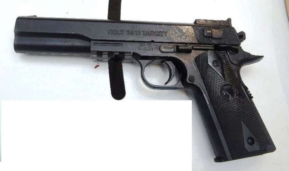 PHOTO: The New York Police Department said it found this imitation gun in the possession of Christopher Ransom, who has been charged in connection to the friendly fire shooting death of Det. Brian Simonsen in Queens, N.Y., on Tuesday, Feb. 12, 2019.