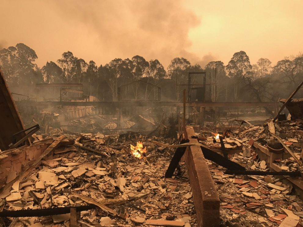 PHOTO: Carlos Funez and his family lost their Santa Rosa home from the northern California wildfires.