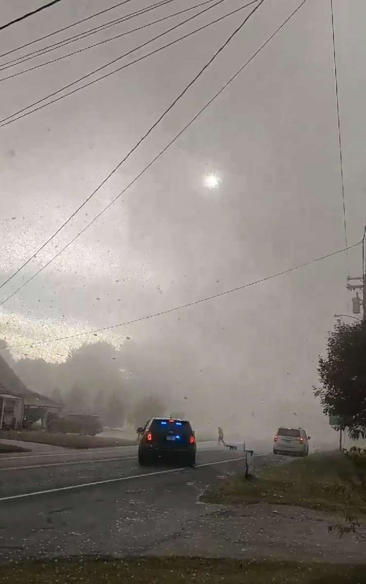 PHOTO: Explosion in Farmington, Maine, Sept. 16, 2019.