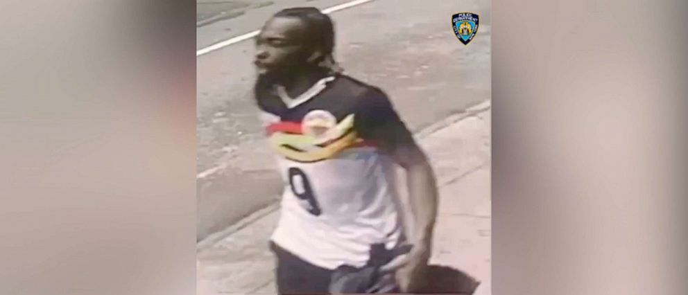 PHOTO: A man identified as whom police have identified as Farrakhan Muhammad and says is connected to a shooting near West 44th Street and 7th Avenue is seen in this still image taken from a surveillance footage in  in Manhattan New York,  May 8, 2021.