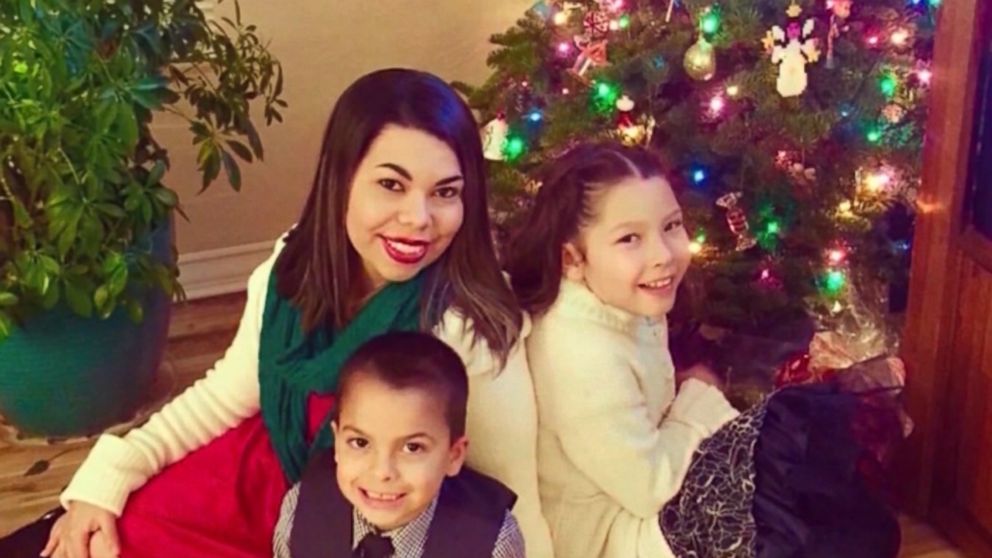 PHOTO: Antoinette Suina poses in this undated photo with her 9-year-old daughter, Ariana Suina, and 6-year-old son, Joel Mumaw, who was killed when an Albuquerque, N.M., police officer racing to a crime in progress hit their vehicle in April 2017.