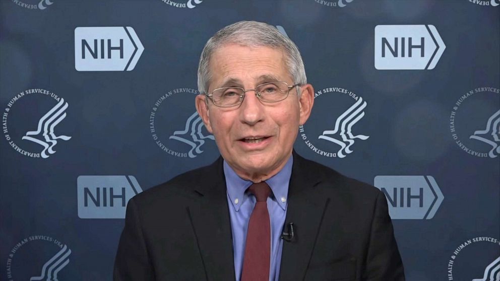 PHOTO: Dr. Anthony Fauci, director of the National Institute of Allergy and Infectious Diseases, appears on ABC's "Good Morning America," Feb. 3, 2021.