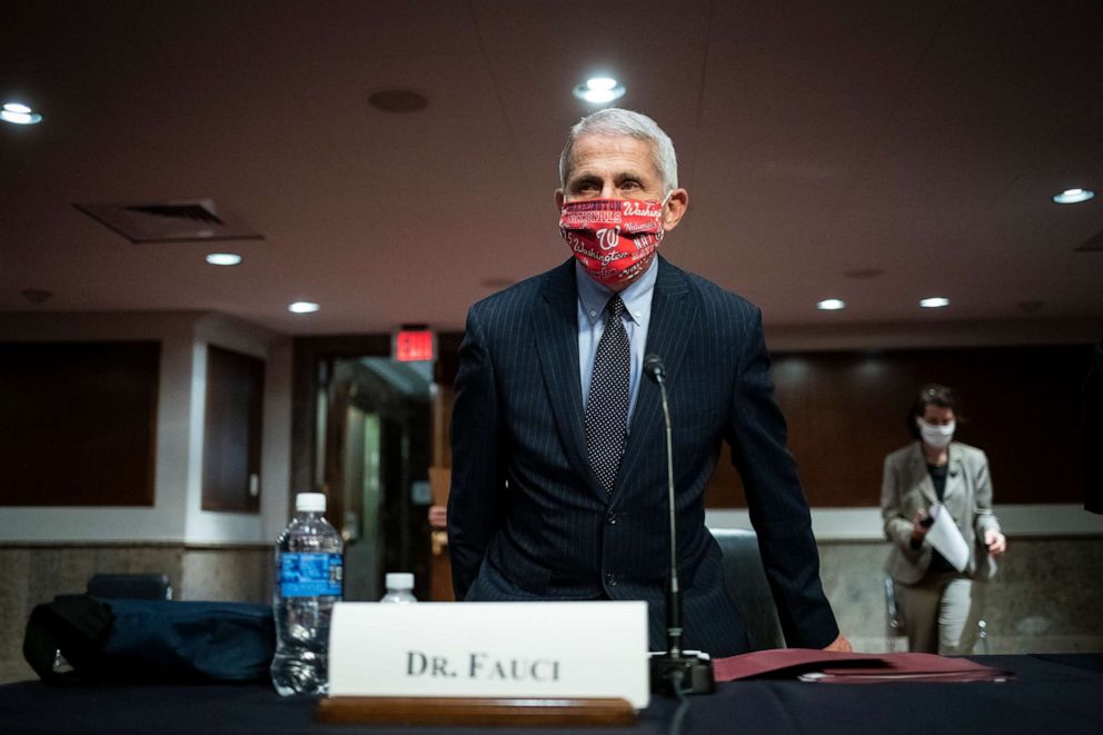 PHOTO: Dr. Anthony Fauci attends a Senate Health, Education, Labor and Pensions Committee hearing on June 30, 2020, in Washington.