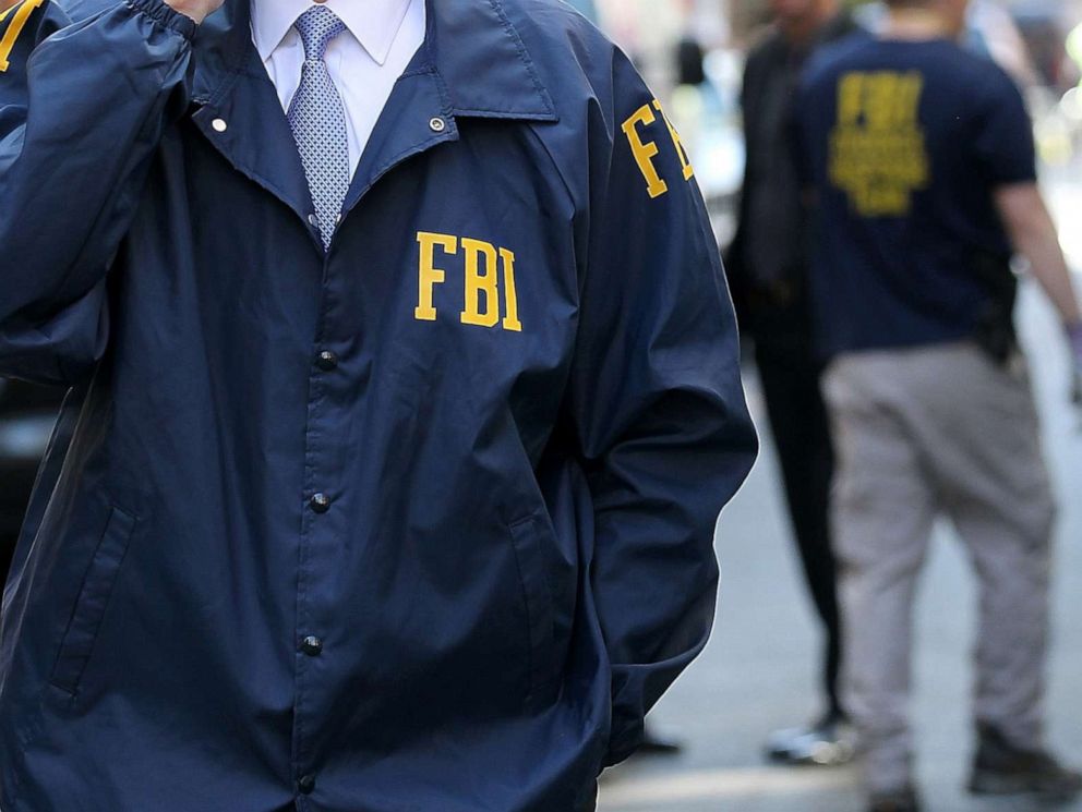 PHOTO: An F.B.I agent is seen here.