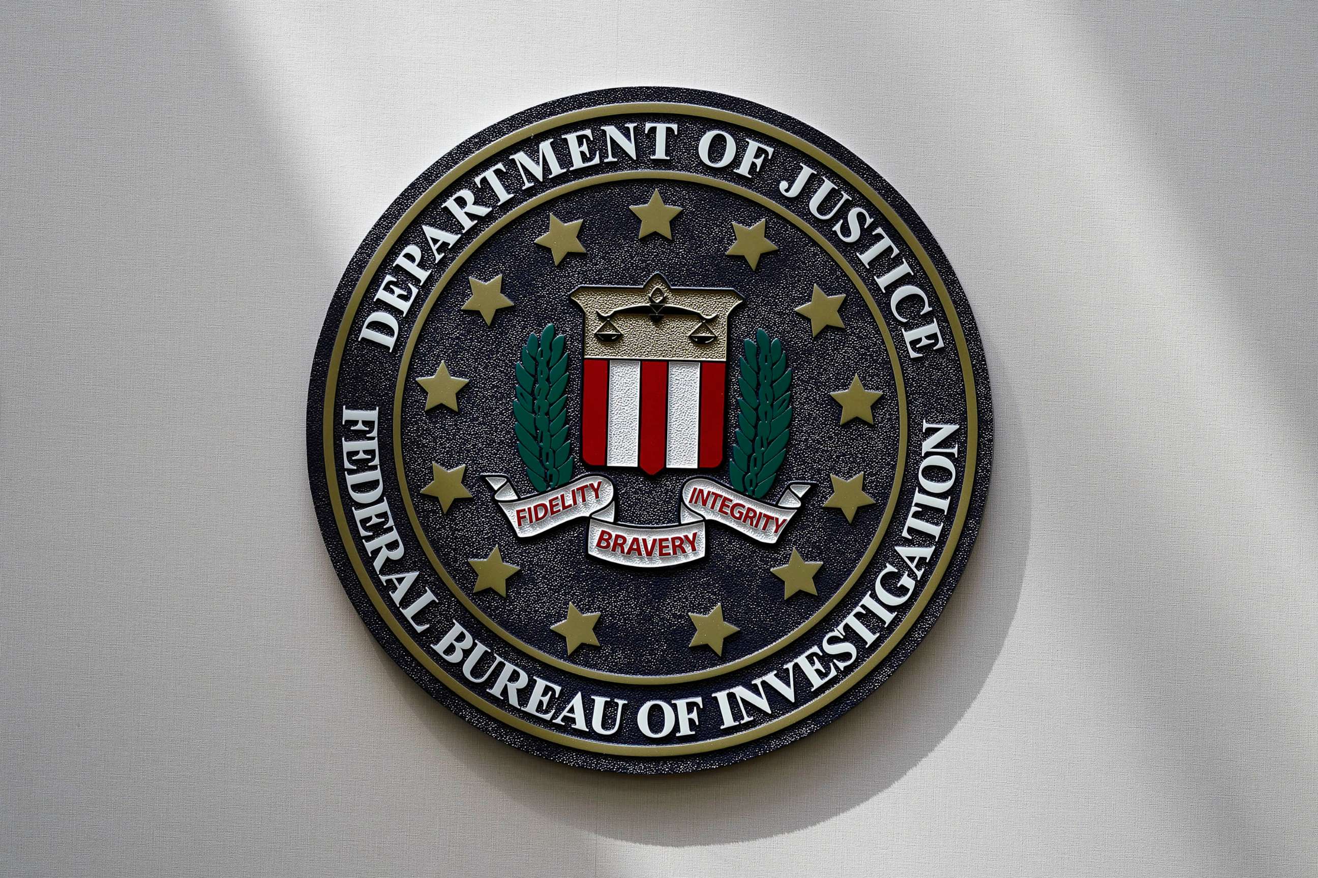 PHOTO: FILE - The FBI seal is pictured in Omaha, Neb., Aug. 10, 2022.