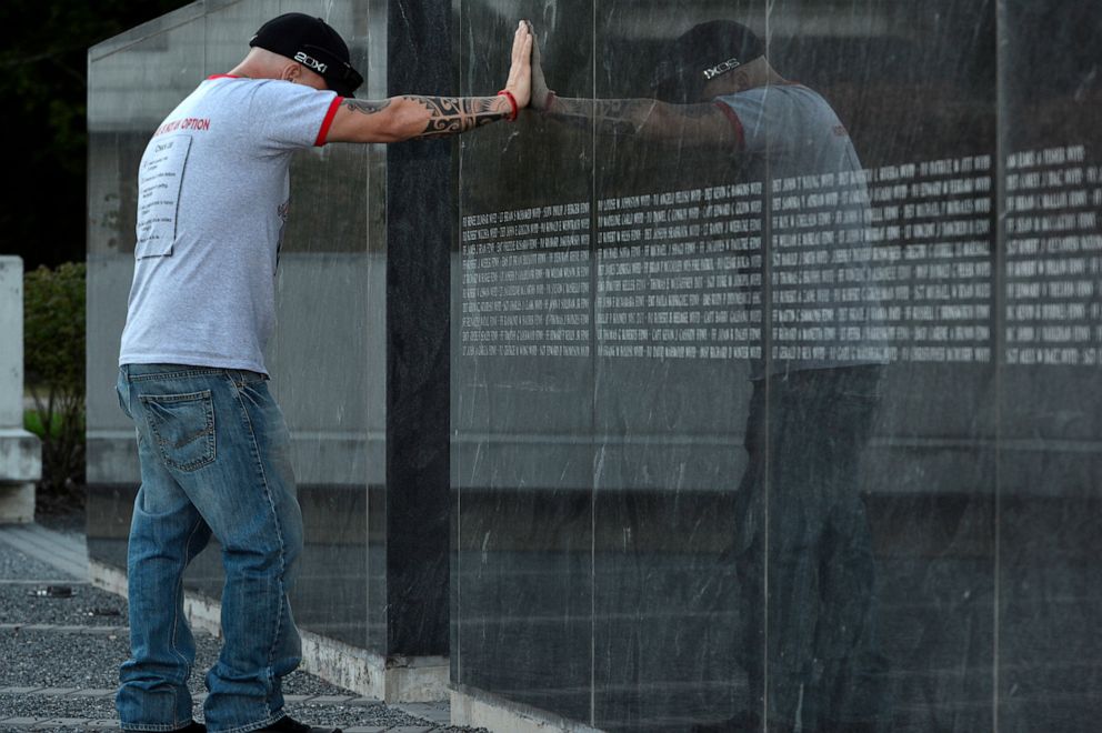 PHOTO: John Feal at the 9/11 Memorial.