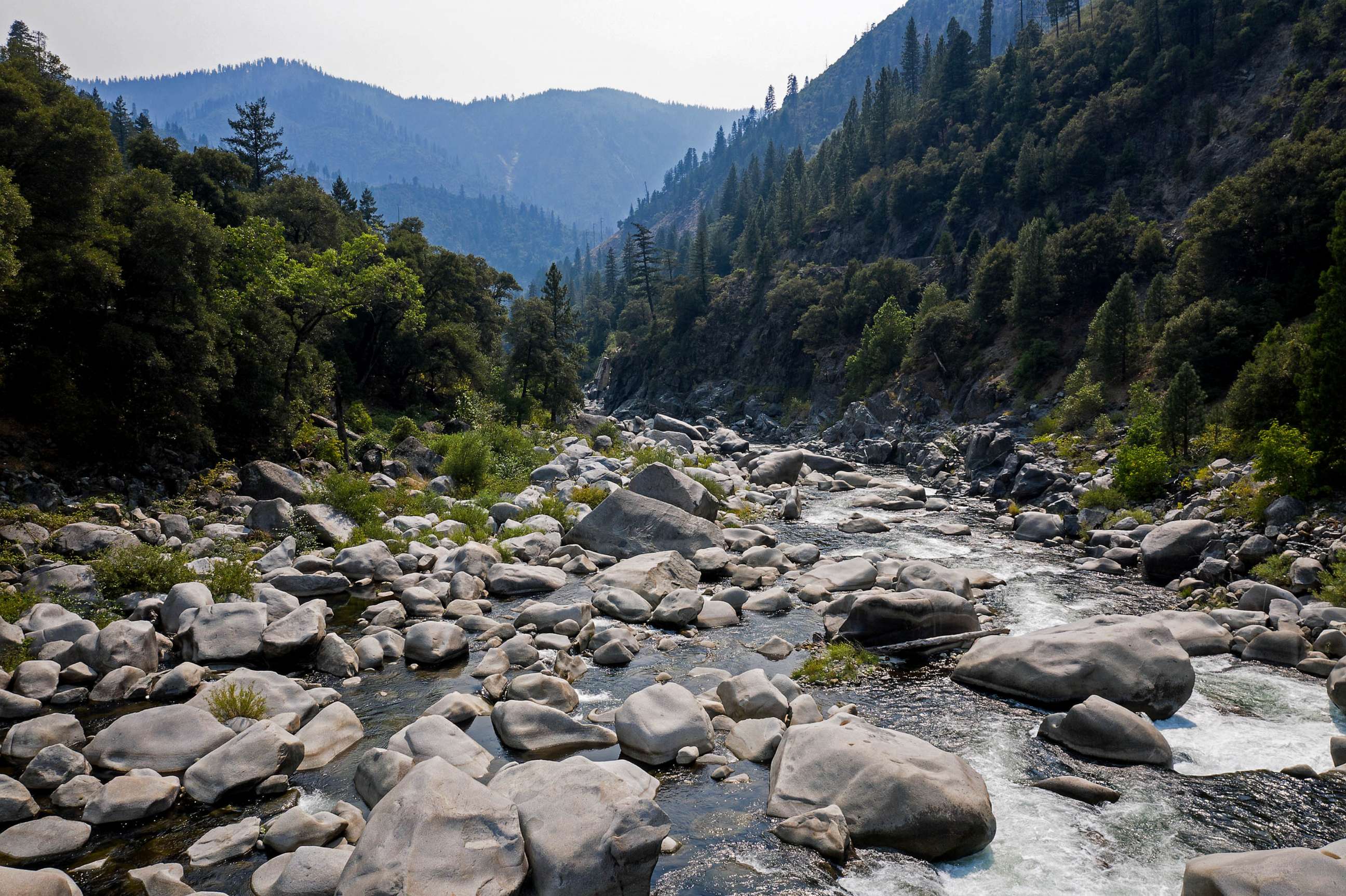 STOCK PHOTO: Feather River flows through a scenic canyon in Northern California' Sierra Nevada Mountains.