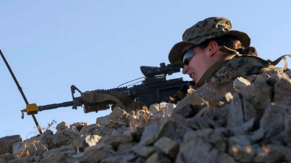 A female Marine officer who asked to keep her identity private made history by completing the Infantry Officer Course and earning the infantry officer military occupational specialty, Sept. 25, 2017.