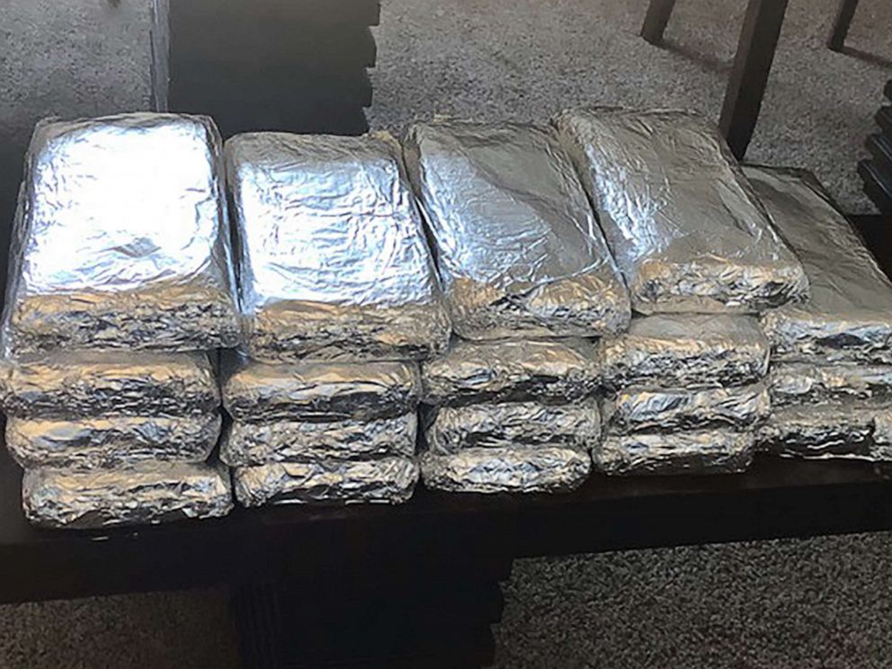 PHOTO: The Montgomery County Sheriffs Office in Dayton, Ohio, released this image with an announcement that over 40 pounds of suspected Fentanyl had been seized during the week of Oct. 21, 2019.