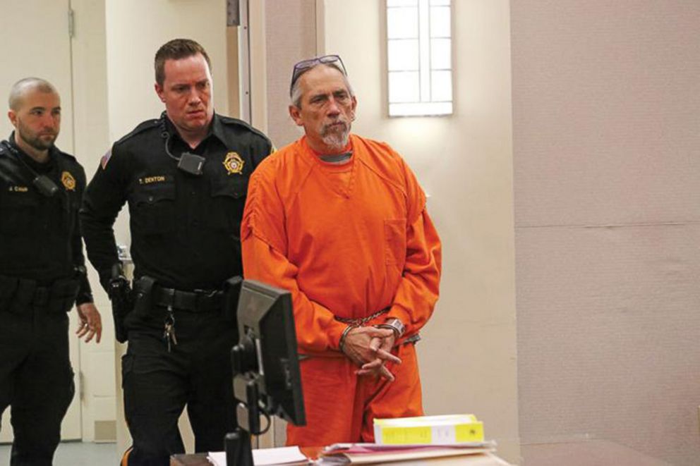 PHOTO: Ferdinand Augello, 61, enters court for his detention hearing in New Jersey for charges related to the murder of April Kauffman.