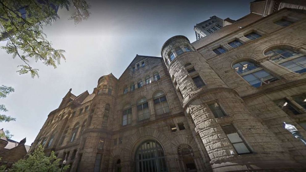 PHOTO: A Google Maps Street View photo show the Allegheny County Courthouse building standing in Pittsburgh, July 2017.