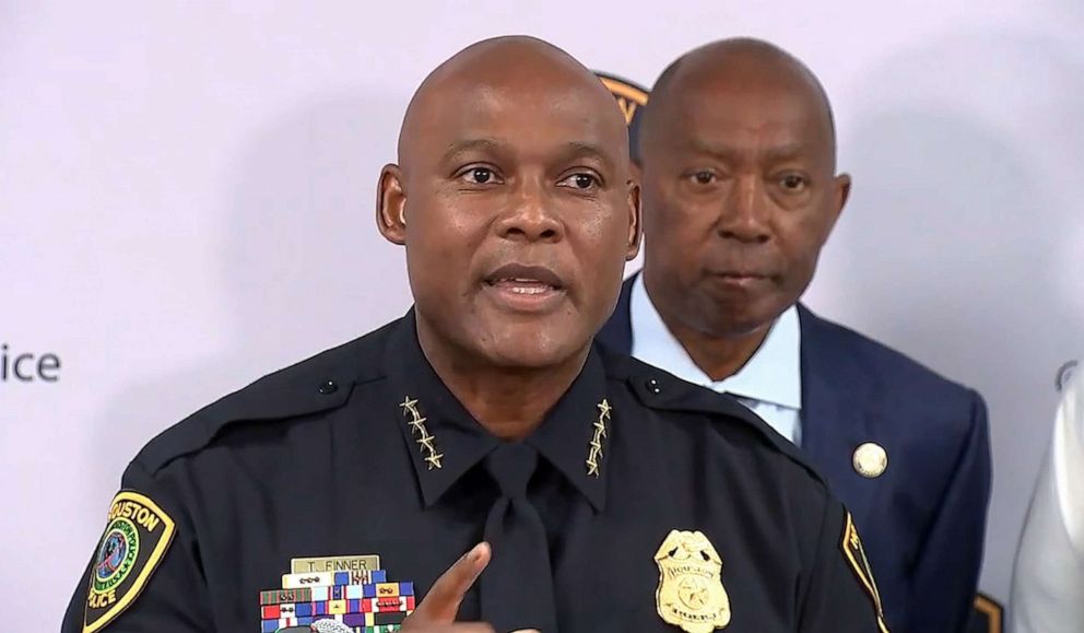PHOTO: Houston Police Chief Troy Finner addresses reporters on June 6, 2023.