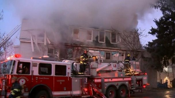 Firefighter Dies While Battling Massive Blaze In Massachusetts City