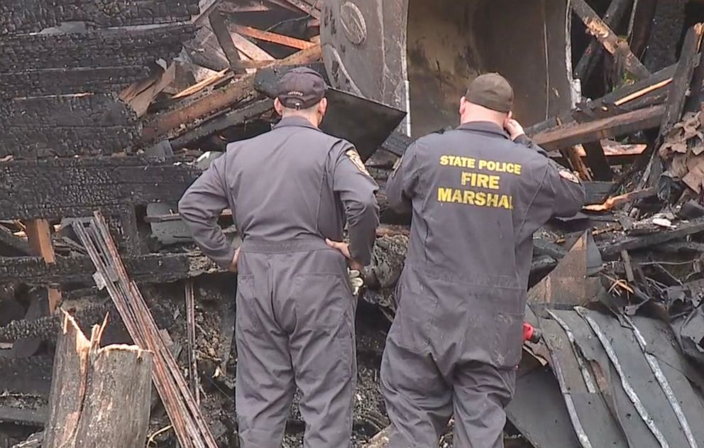 PHOTO: Fire crews responded to a deadly fire in Nescopeck, Pennsylvania, Aug. 5, 2022.