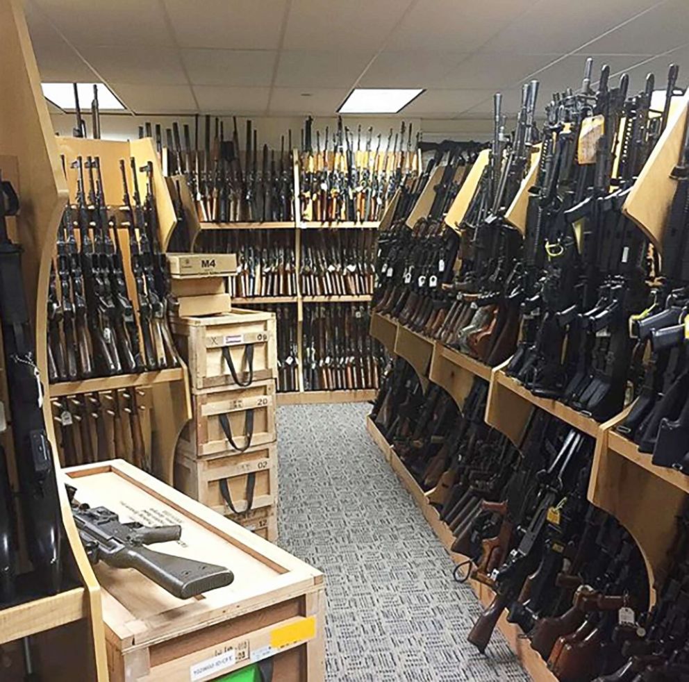 PHOTO: This undated photo shows the ATF Reference Library, a working collection of more than 15,000 firearms.