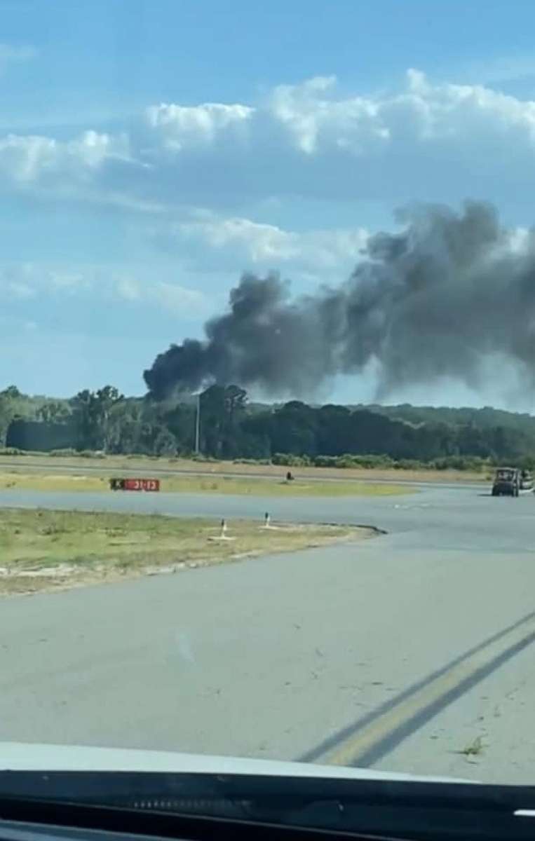 PHOTO: A firefighting helicopter with four people on board was a "total loss" after it crashed during a training exercise near Leesburg, Fla., on May 25, 2021.