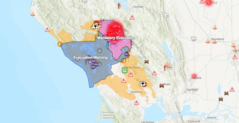 Cal Fire Evacuation Zones