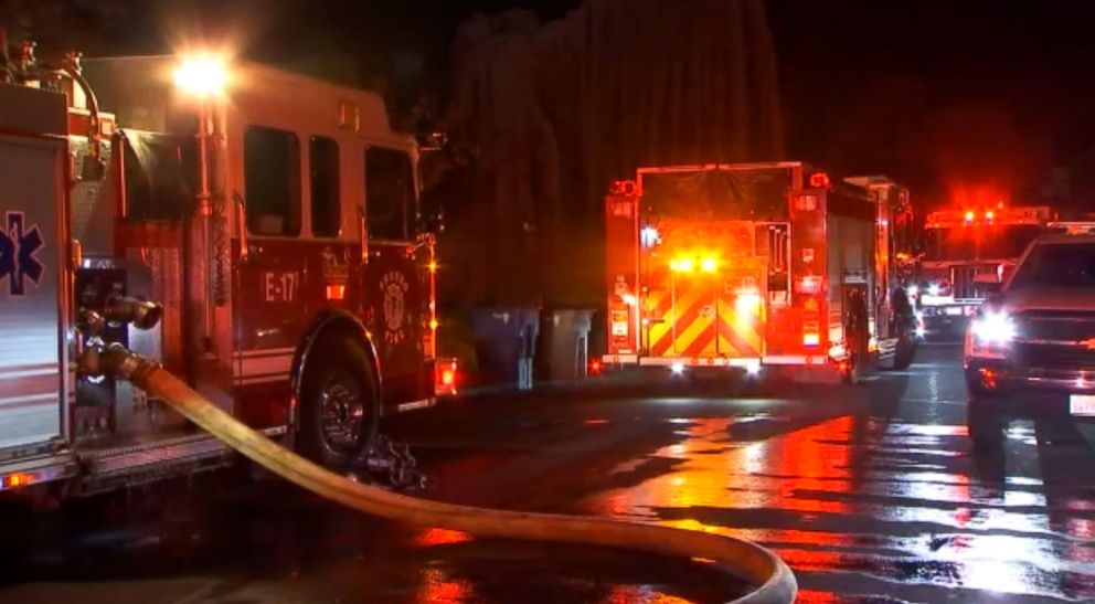 PHOTO: A man set his home on fire after using a blowtorch to kill spiders in Fresno, Calif., Oct. 23, 2018. 