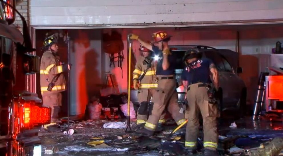 PHOTO: A man set his home on fire after using a blowtorch to kill spiders in Fresno, Calif., Oct. 23, 2018. 