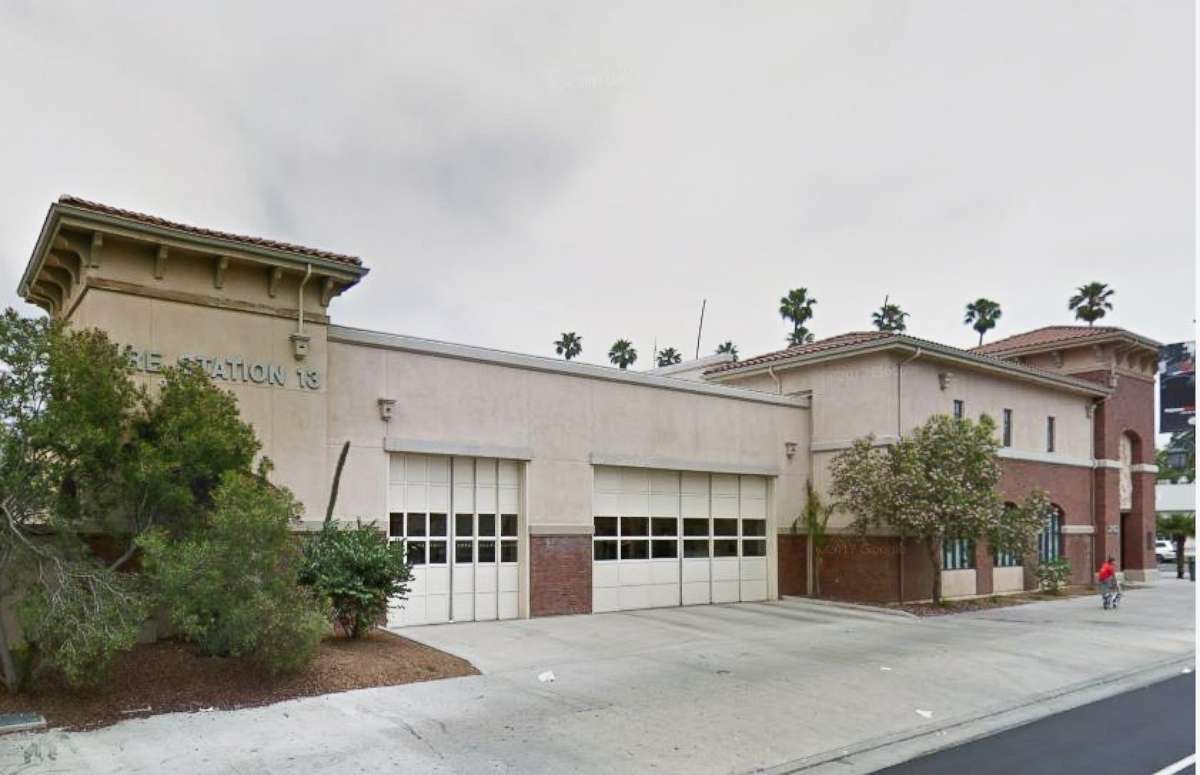 PHOTO: Fire Station 13 in the Koreatown neighborhood of Los Angeles, Calif.