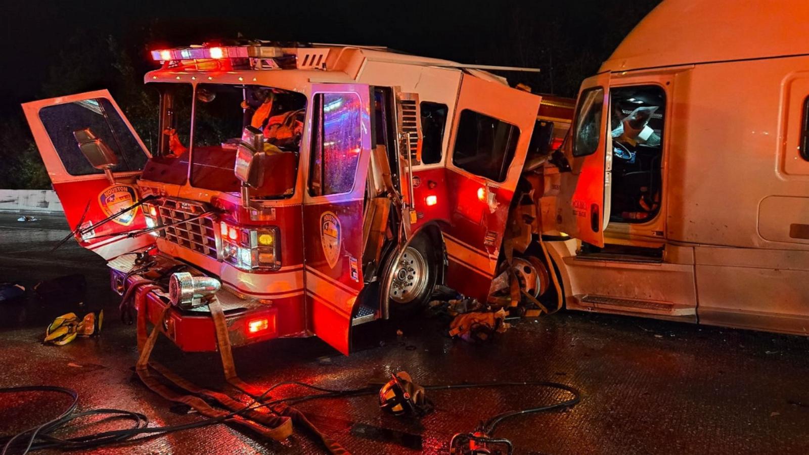 Fire Truck Rollover Accident