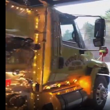 Firefighters are bringing a sprinkling of extra cheer to Vermont residents this holiday season with a fire truck decorated with Christmas lights.