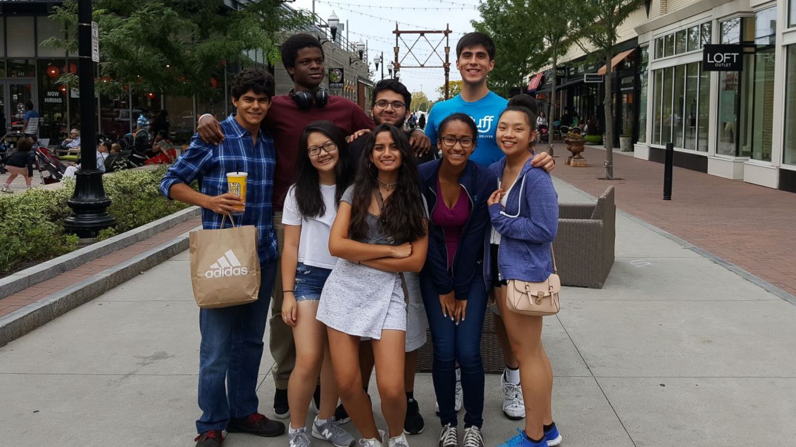 PHOTO: Jared Jaramillo and other first-generation college students at Tufts University are photographed here.