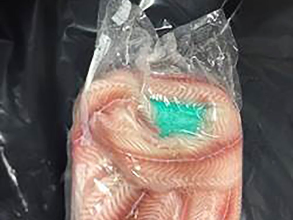 PHOTO: An estimated $10 million dollars worth of fentanyl wrapped in fish was confiscated in New York City, according to the Office of Special Narcotics Prosecutor for the City of New York (SNPNYC).