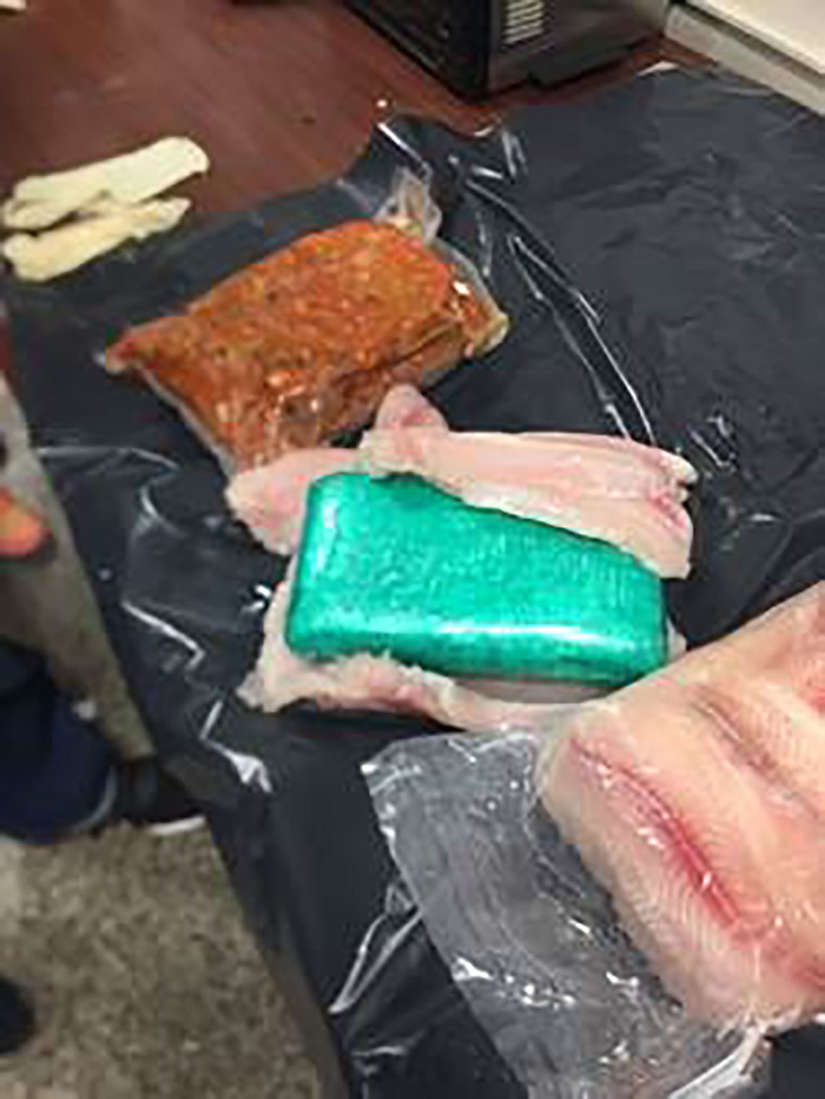 PHOTO: An estimated $10 million dollars worth of fentanyl wrapped in fish was confiscated in New York City, according to the Office of Special Narcotics Prosecutor for the City of New York (SNPNYC).