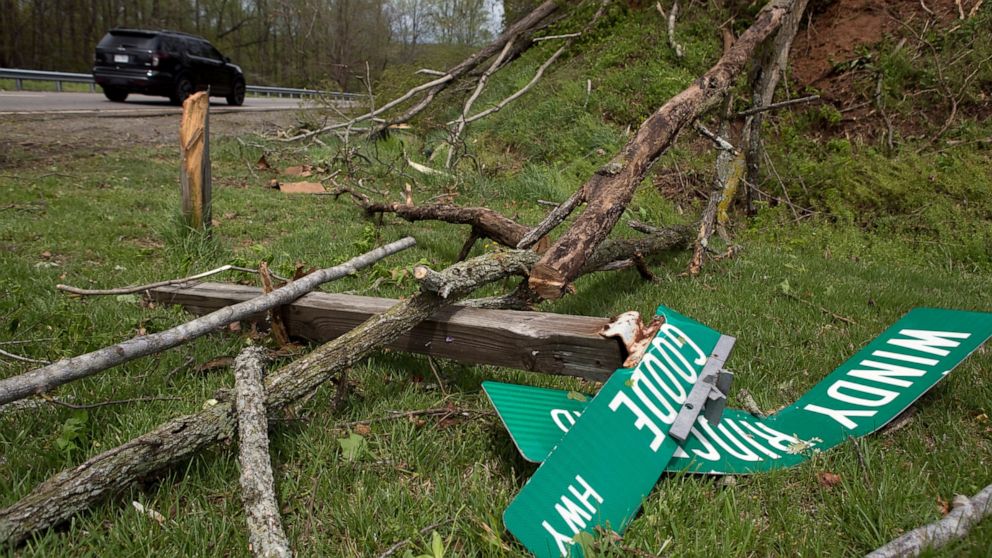Storm threat winds down ahead of pleasant Easter Sunday - ABC News