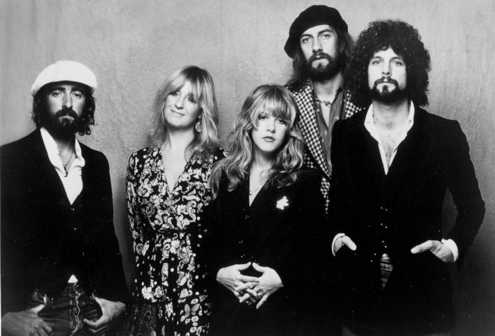 PHOTO: John McVie, Christine McVie, Stevie Nicks, Mick Fleetwood, and Lindsey Buckingham of the rock group "Fleetwood Mac" pose for a portrait, circa 1975.