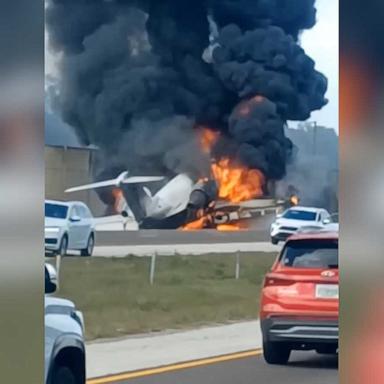 Five people were on board the jet, which crashed onto Interstate 75 near Naples.