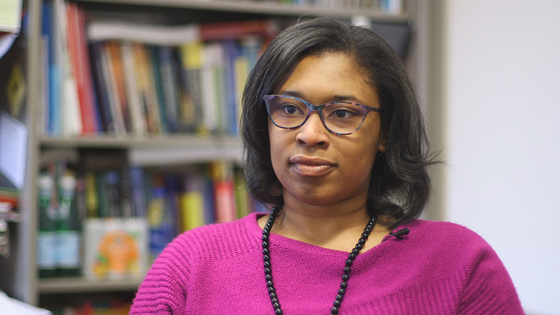 PHOTO: Vicki Johnson-Lawrence, a social epidemiologist at Michigan State University, conducts surveys of Flint residents to better understand the impact of the water crisis.