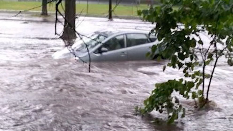 PHOTO: Nathalia Bruno survived a flash flood after her car was swept away by the water.