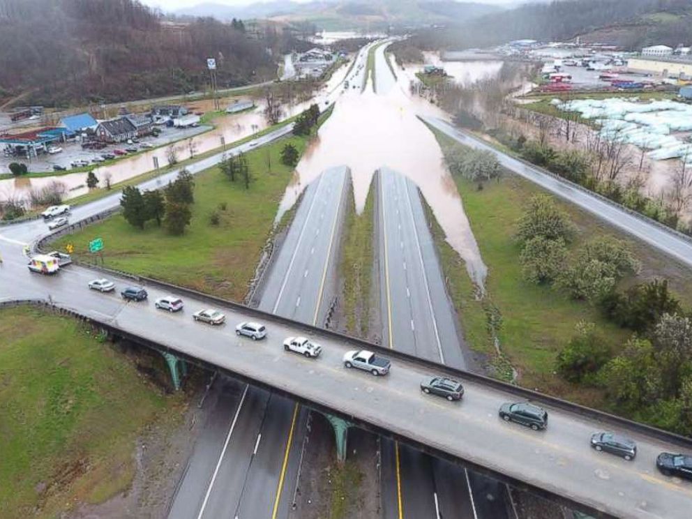 PHOTO: Flooding in Jane Lew, W.V., April 16, 2018.