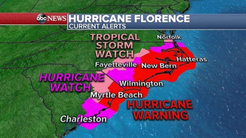 Storm Florence: State Of Emergency Declared As US Braces For ‘Monster Hurricane’