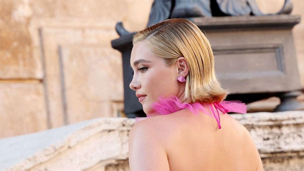 Florence Pugh slams backlash over sheer pink gown: 'Technically they're  covered?' - Good Morning America