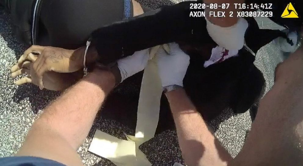 PHOTO: Footage from an Orange County Sheriff's Office deputy body camera shows a the scene at the Florida Mall in Orlando, Fla., Aug. 14, 2020, where a man was fatally shot. 