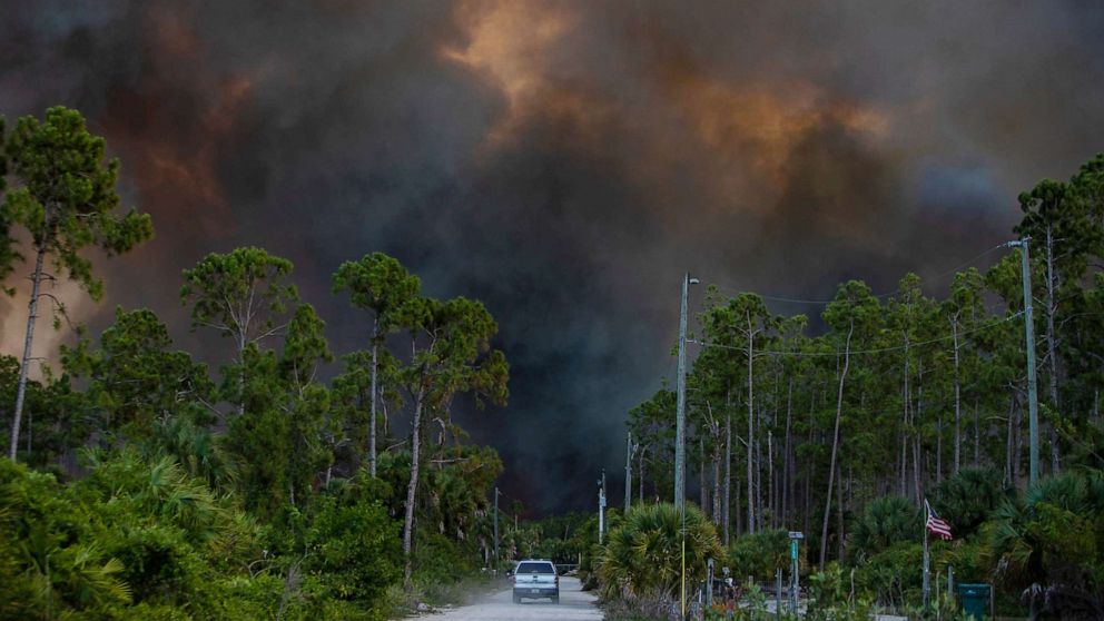 Florida wildfire forces evacuations near Naples ABC7 New York